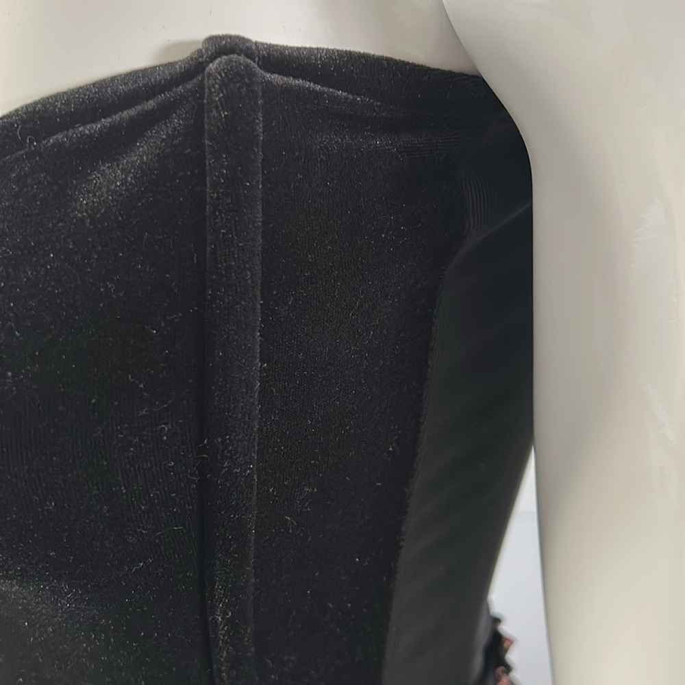 Leith Velvet Stretch Bustier - Picture 7 of 13